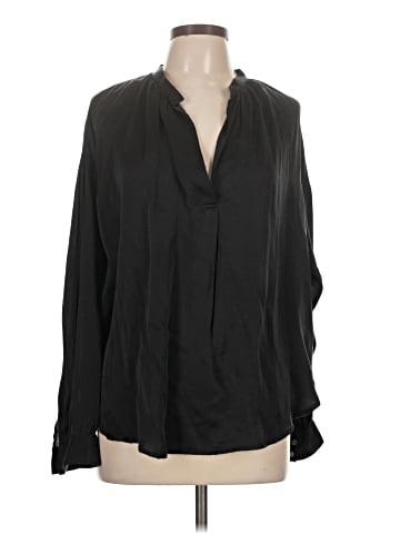 Xirena Long Sleeve Silk Top (view 1)
