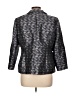 Nina Mclemore Houndstooth Gray Blazer Size 12 - photo 2