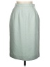 Amanda Smith 100% Polyester Solid Green Teal Formal Skirt Size 10 - photo 1