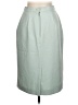 Amanda Smith 100% Polyester Solid Green Teal Formal Skirt Size 10 - photo 2