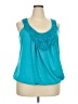 Lane Bryant Teal Sleeveless Blouse Size 18 - 20 Plus - photo 1