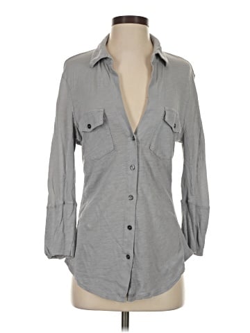 James Perse 3/4 Sleeve Button-Down Shirt (view 1)