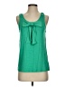 Elle Green Sleeveless Blouse Size S - photo 1
