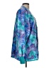 Assorted Brands Tropical Floral Graphic Multi Color Blue Kimono Size L - photo 4