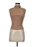 Shein Tan Short Sleeve Turtleneck Size M - photo 1