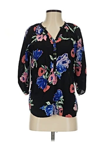 Yumi Kim 3/4 Sleeve Silk Top (view 1)