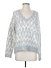 Ann Taylor LOFT Chevron-herringbone Silver Pullover Sweater Size S - photo 1