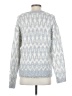Ann Taylor LOFT Chevron-herringbone Silver Pullover Sweater Size S - photo 2