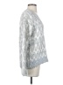 Ann Taylor LOFT Chevron-herringbone Silver Pullover Sweater Size S - photo 4