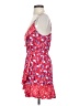 Express 100% Rayon Floral Red Cocktail Dress Size S - photo 5