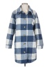 ee:some Checkered-gingham Blue Coat Size S - photo 1