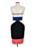 BCBGMAXAZRIA 100% Polyester Color Block Black Cocktail Dress Size 8 - photo 2