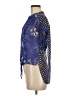 Leifnotes 100% Polyester Blue Short Sleeve Blouse Size 6 - photo 5