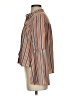Love, Fire 100% Polyester Stripes Orange Long Sleeve Blouse Size S - photo 5