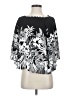 Ruby Rd. 100% Viscose Black 3/4 Sleeve Blouse Size S (petite) - photo 1