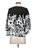 Ruby Rd. 100% Viscose Black 3/4 Sleeve Blouse Size S (petite) - photo 2