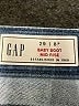 Gap Chevron-herringbone Blue Jeans Size 29 waist - photo 7