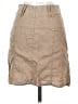 Camaieu 100% Linen Solid Tan Casual Skirt Size S (estimated) - photo 2