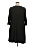 MSK Solid Black Casual Dress Size 1X - photo 2