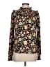 Boden Floral Black Long Sleeve Blouse Size 10 - photo 1