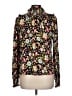 Boden Floral Black Long Sleeve Blouse Size 10 - photo 2