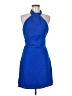 About Us Solid Blue Cocktail Dress Size M - photo 1