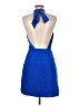 About Us Solid Blue Cocktail Dress Size M - photo 2