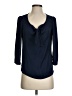 CAbi 100% Polyester Blue 3/4 Sleeve Blouse Size XS - photo 1