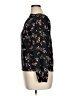 J.Crew Floral Black Long Sleeve Blouse Size 0X (estimated) - photo 5
