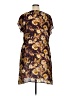 Lands' End Print Brown Casual Dress Size 14 - photo 2