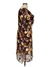 Lands' End Print Brown Casual Dress Size 14 - photo 4