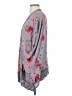 Angie 100% Rayon Gray Kimono Size S - photo 5