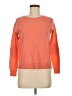 Theory 100% Cashmere Color Block Orange Cashmere Pullover Sweater Size M - photo 1