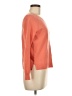 Theory 100% Cashmere Color Block Orange Cashmere Pullover Sweater Size M - photo 4