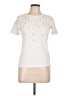 Bonmarché Stars Ivory Short Sleeve Turtleneck Size 10 - photo 1
