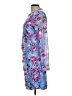 Bebe Print Blue Cocktail Dress Size L (estimated) - photo 5