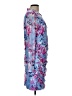 Bebe Print Blue Cocktail Dress Size L (estimated) - photo 4