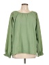 Jessica Simpson 100% Polyester Green Long Sleeve Blouse Size L - photo 1