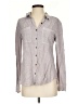 Maurices Gray Long Sleeve Button-Down Shirt Size S - photo 1