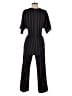 Paige 100% Rayon Stripes Black Jumpsuit Size XS - photo 2
