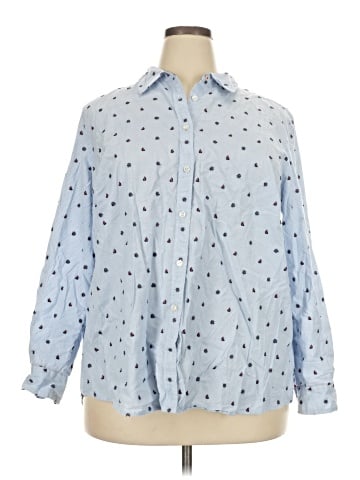 Charter Club Long Sleeve Button-Down Shirt (view 1)