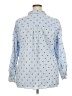 Charter Club Hearts Blue Long Sleeve Button-Down Shirt Size 18 - photo 2