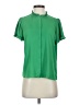 T Tahari 100% Polyester Green Short Sleeve Blouse Size XS - photo 1
