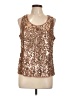 WD.NY 100% Polyester Gold Tank Top Size L - photo 1