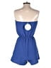 Shein Solid Blue Romper Size 2 - photo 2