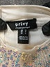 Privy 100% Polyester Metallic Silver Tan Cocktail Dress Size S - photo 6