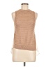 Veronica Beard 100% Cotton Tan Sweater Vest Size M - photo 1