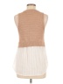 Veronica Beard 100% Cotton Tan Sweater Vest Size M - photo 2