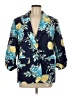 Colleen Lopez Floral Blue Blazer Size M - photo 1