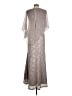 SLNY Silver Cocktail Dress Size 6 - photo 2